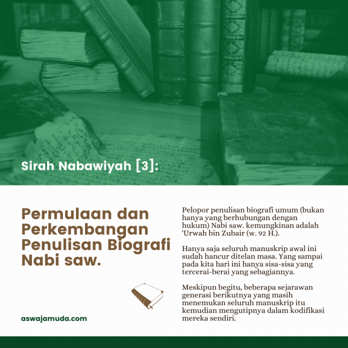 Permulaan dan perkembangan penulisan biografi Nabi saw