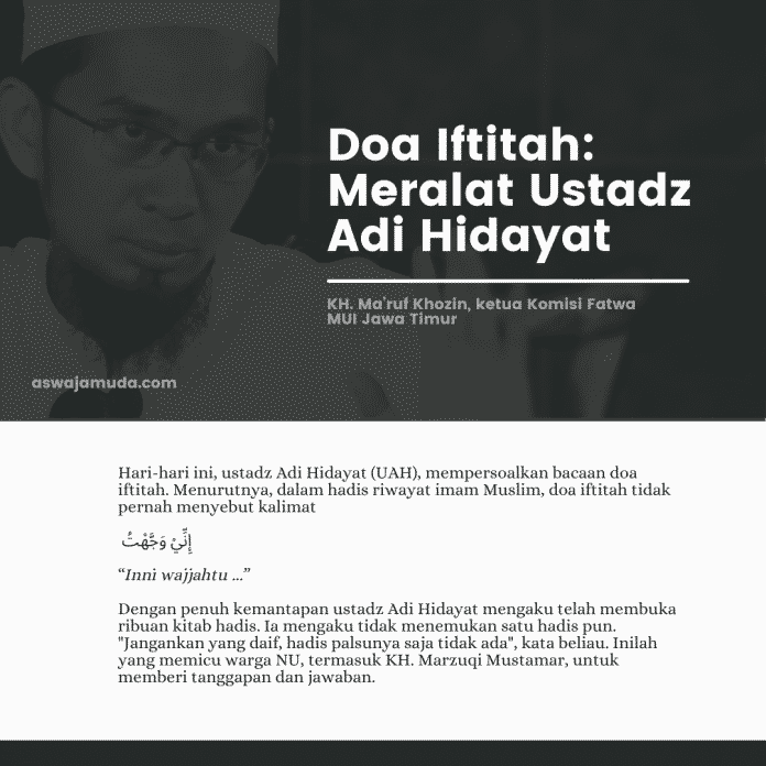 Doa iftitah adi hidayat